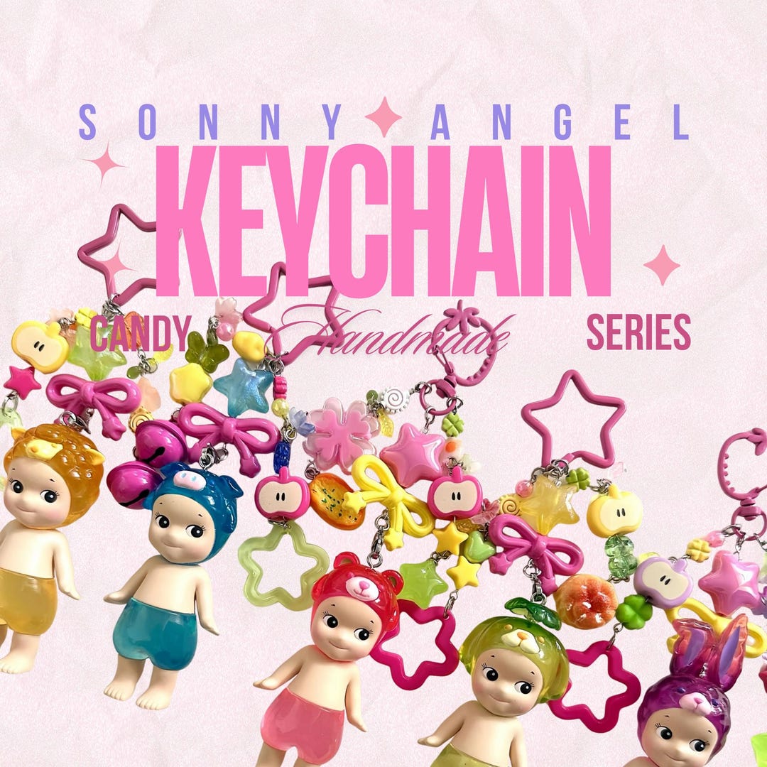 Handmade Sonny Angel Candy Series Keychain | Kawaii Y2K Bag Charm | Bag ...