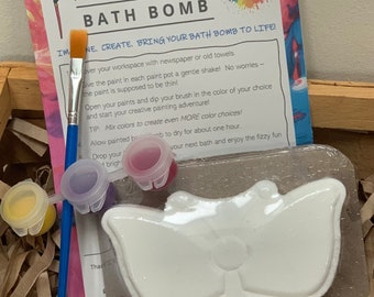 Paint Your Own Bath Bomb Kit