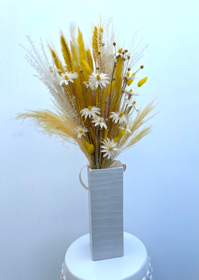 Dried Flower Arrangement for Modern Home Decor Preserved Etsy