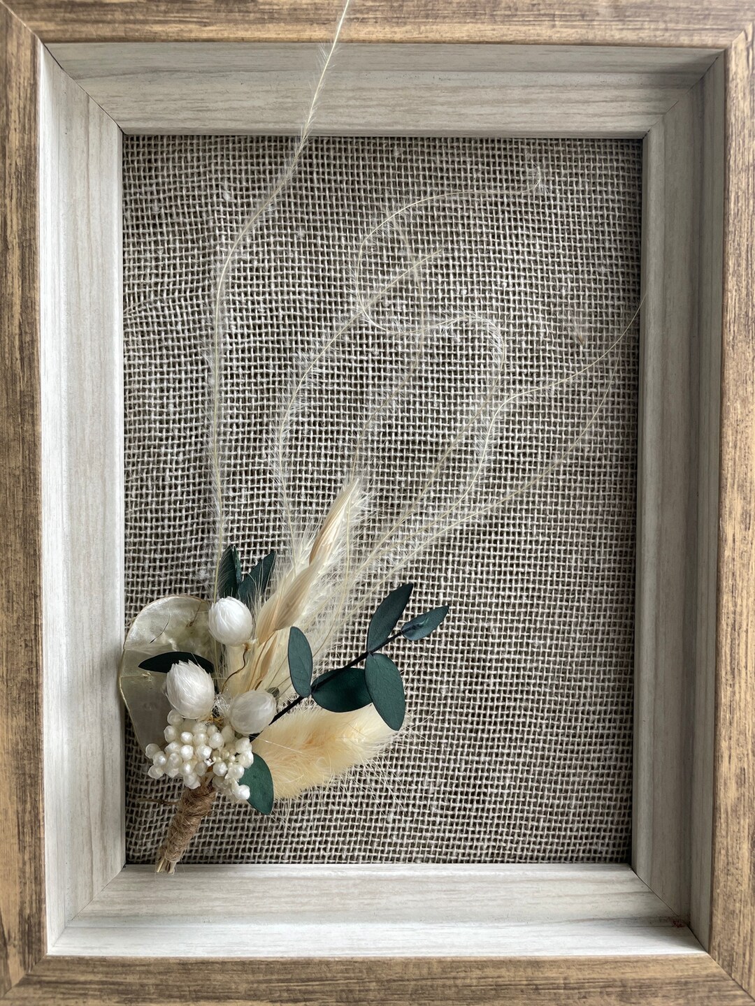 Eucalyptus Dried Groom Boutonnière: Bohemian Wedding Accessory - Etsy