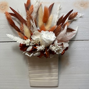 Boho Rust Terracotta Pocket boutonniere, Burnt Orange Boutonnieres, Pocket boutonniere for groom, Pocket dried flower grooms boutonniere