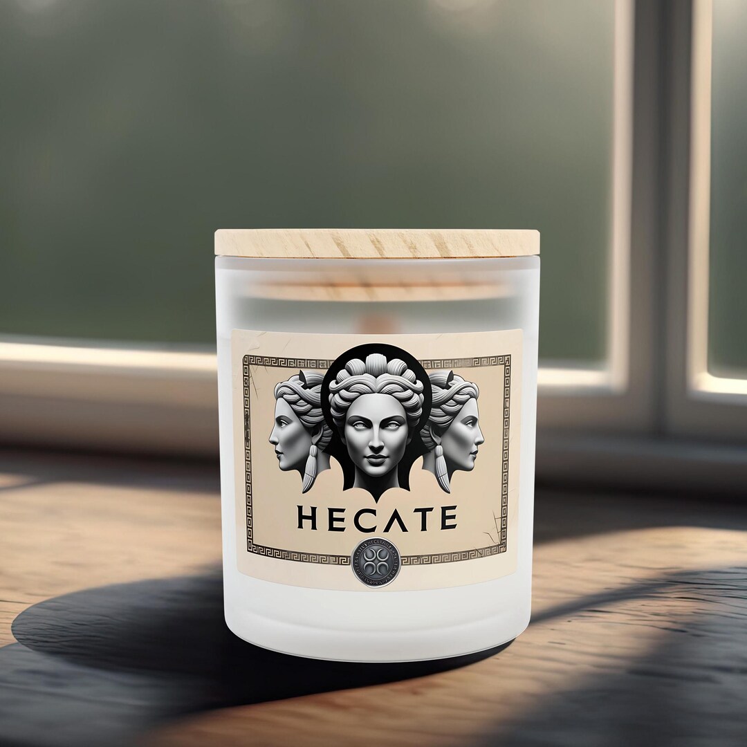 Hecate Candle: Greek Goddess Altar Candle - Soy Wax, Wooden Wick - Etsy