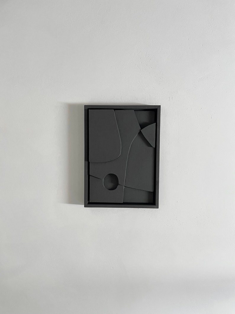 Sculptural Wall Art Plaster Painting Texture 3D Wall Art Etsy