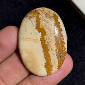Picture Jasper Cabochon__ Oval Cabochon__ 40x28x7 MM__ 62 CTS__ #A5