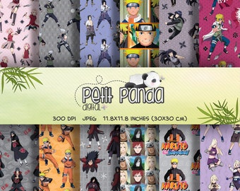 naruto birthday card etsy