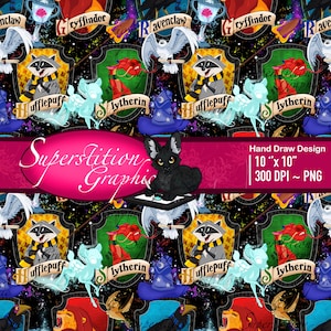 Wizard Mashup || Seamless Digital Pattern Design
