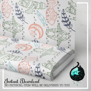 Bohemian Seamless Patterns Design