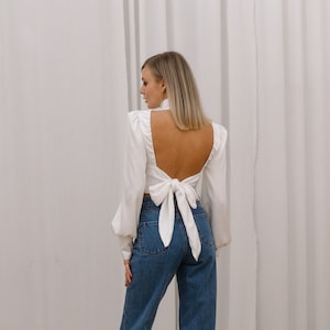 Blusa escotada atras hotsell