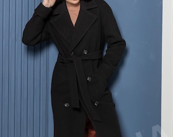 ALLSAINTS レディース シティ モニュメント ウール ショール コート