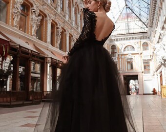 dressy black tops for weddings