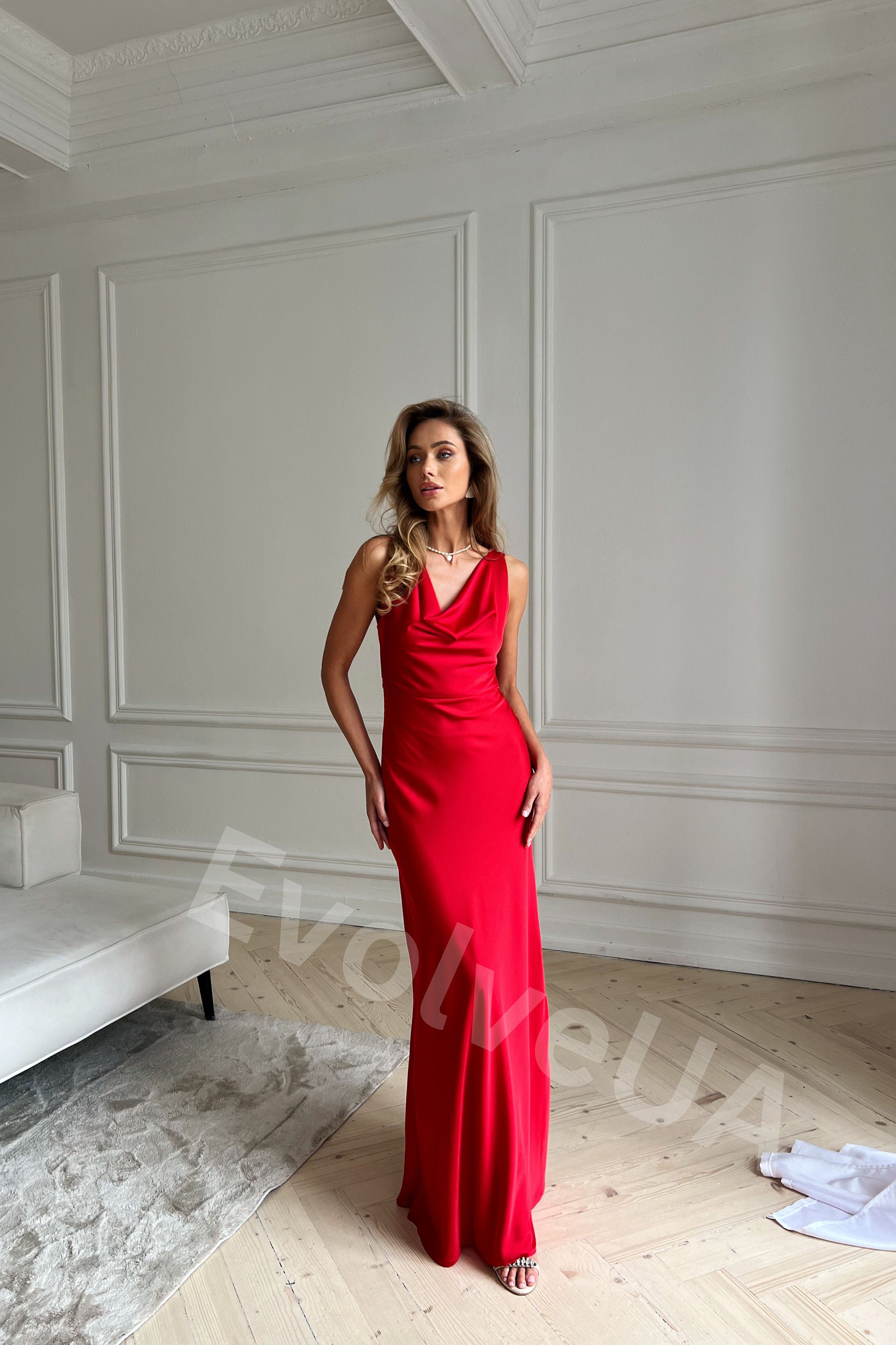 Red silk bridesmaid dresses new arrivals