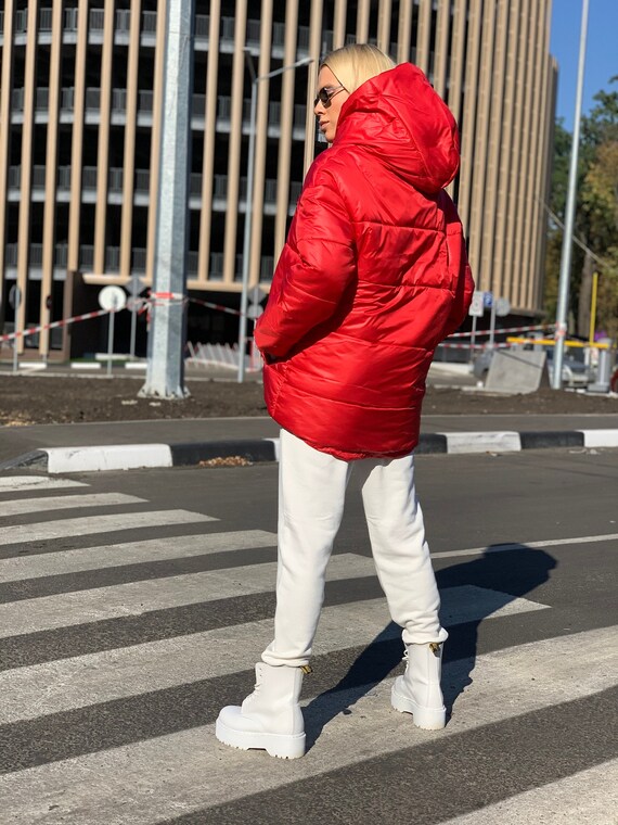pvc puffer jacket