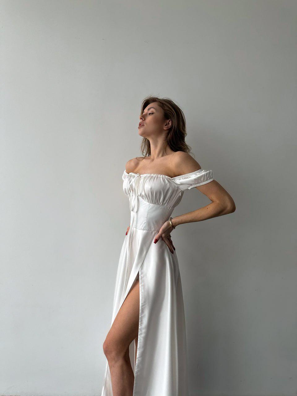 ruffle layered maxi dress Off-Shoulder Ruffle Layered Maxi Dress | Sislabel main image 0