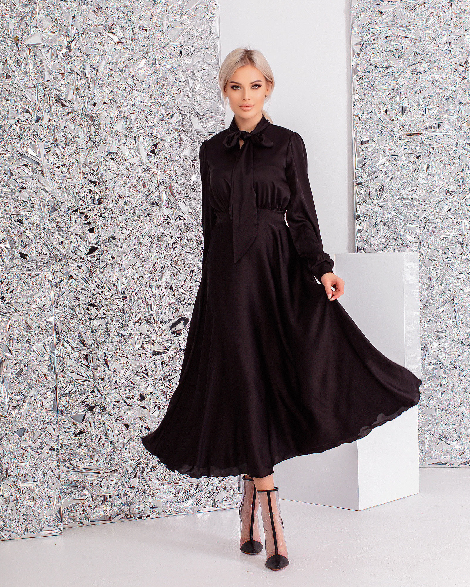 short black off the shoulder dress Heather Wrap Mini - US 12 See off Solenne — Custom-Made A-line Color:Desert Rose collab
