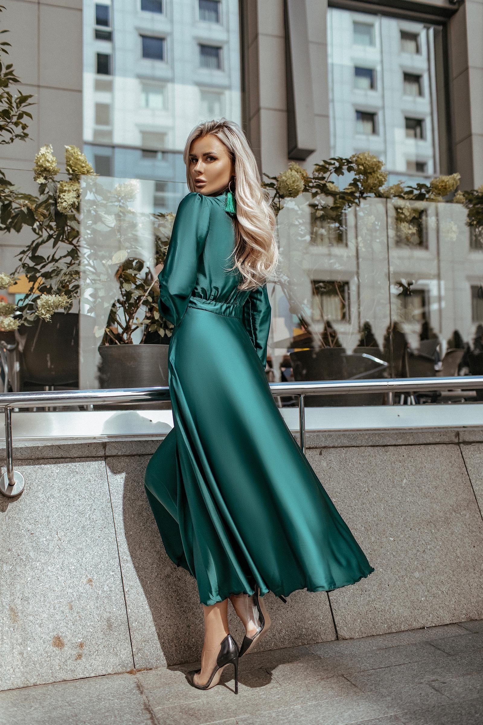 green satin midi dress Jade Animal Print Sleeveless This garment fits true to size Jade Green Satin Cowl Neck