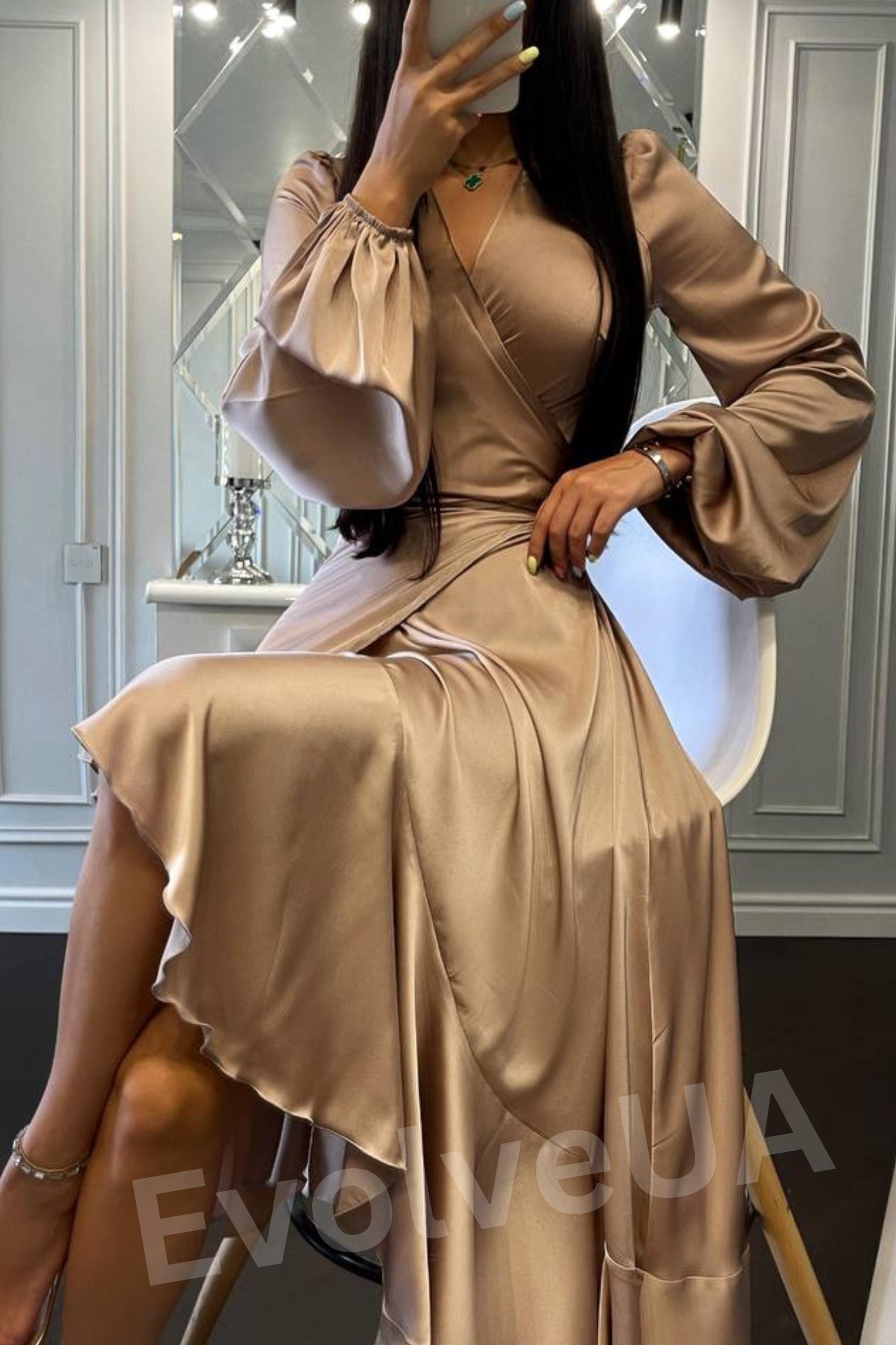 knee length dresses for ladies Italia Silk Dress White