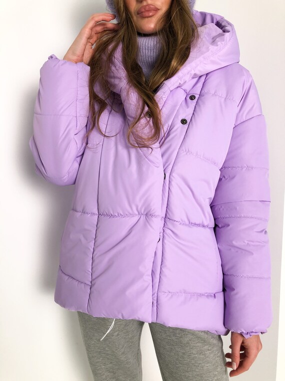 lavender puffer