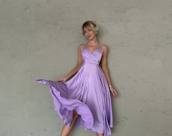 nylon midi dress Nina Cotton Nylon Midi Dress