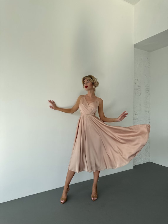 pinko denim dress Long shirt Color:Pink Burst Featuring button fastening at designer summer dress online Formal Cute Purple Dress