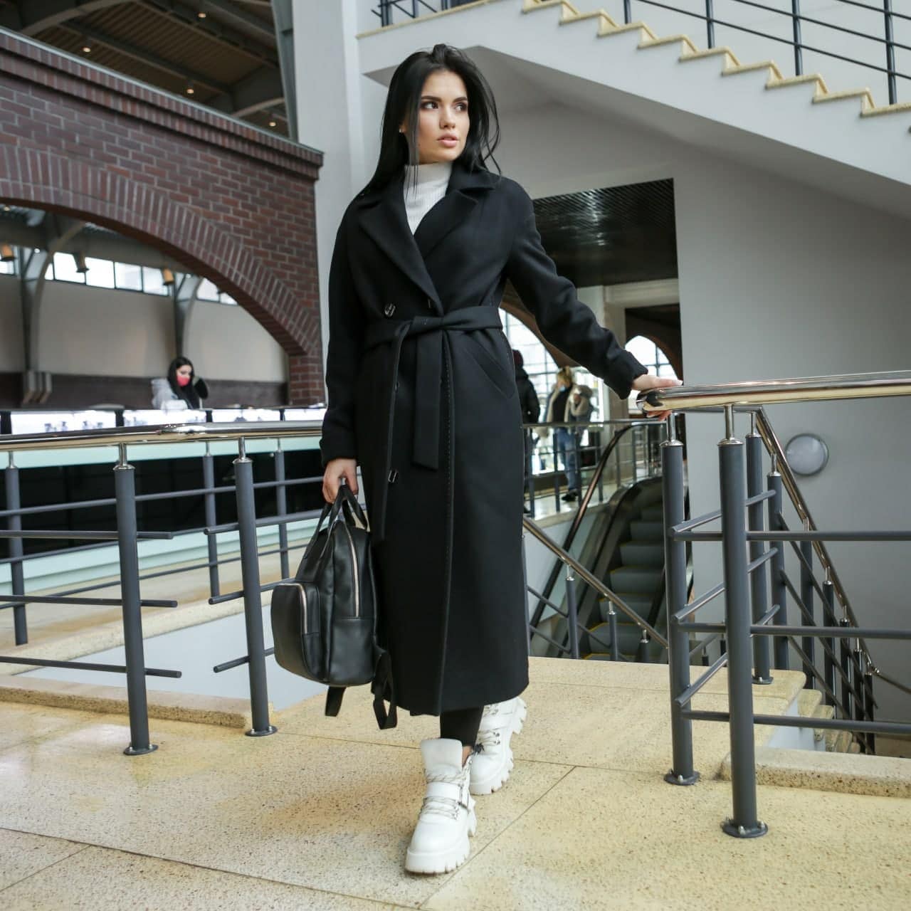 Black Wrap Coat