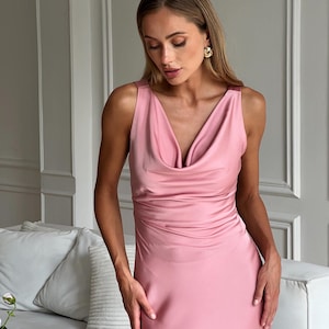 pale pink shift dress Pale Pink Shift Dress