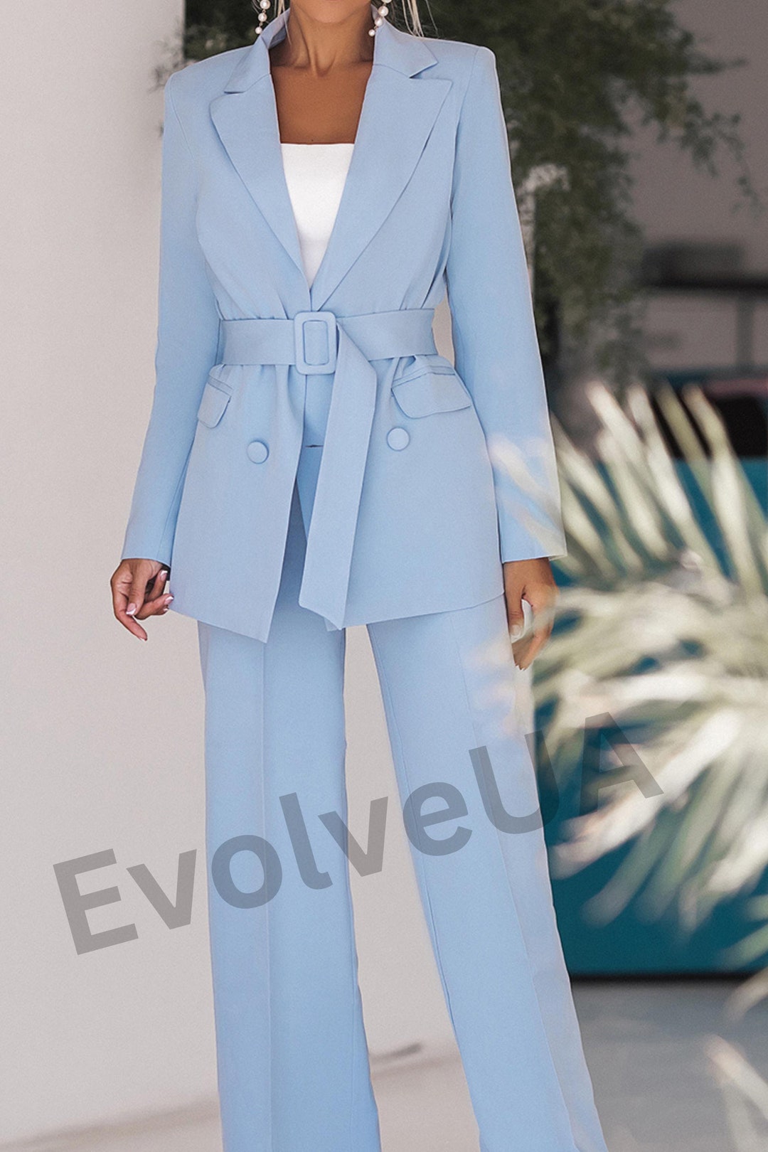 david lawrence periwinkle blue coat