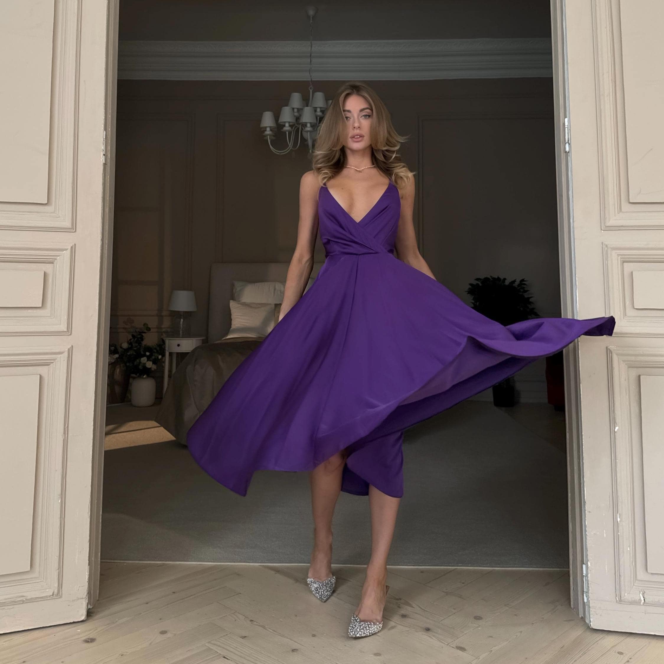 princess polly baby blue dress Purple Bridesmaid Dresses: Light & Dark Colors