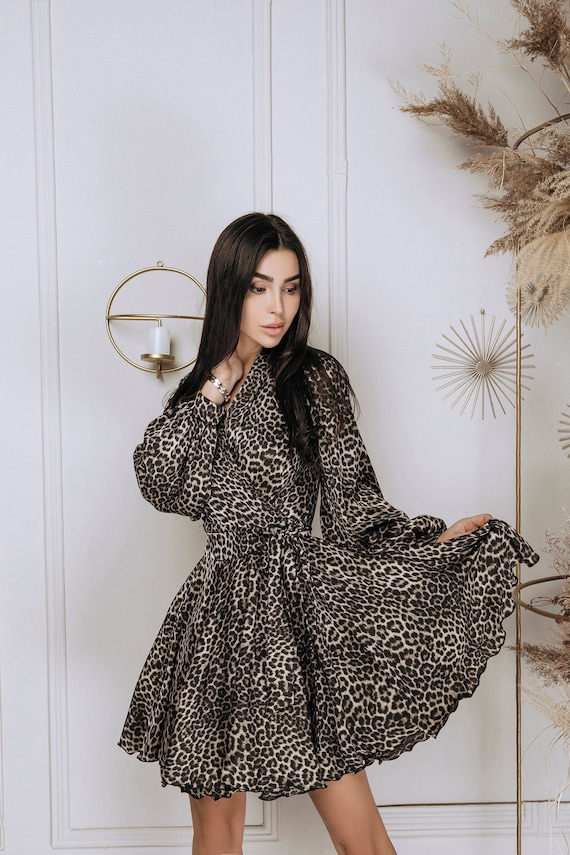 Leopard print shop wedding guest