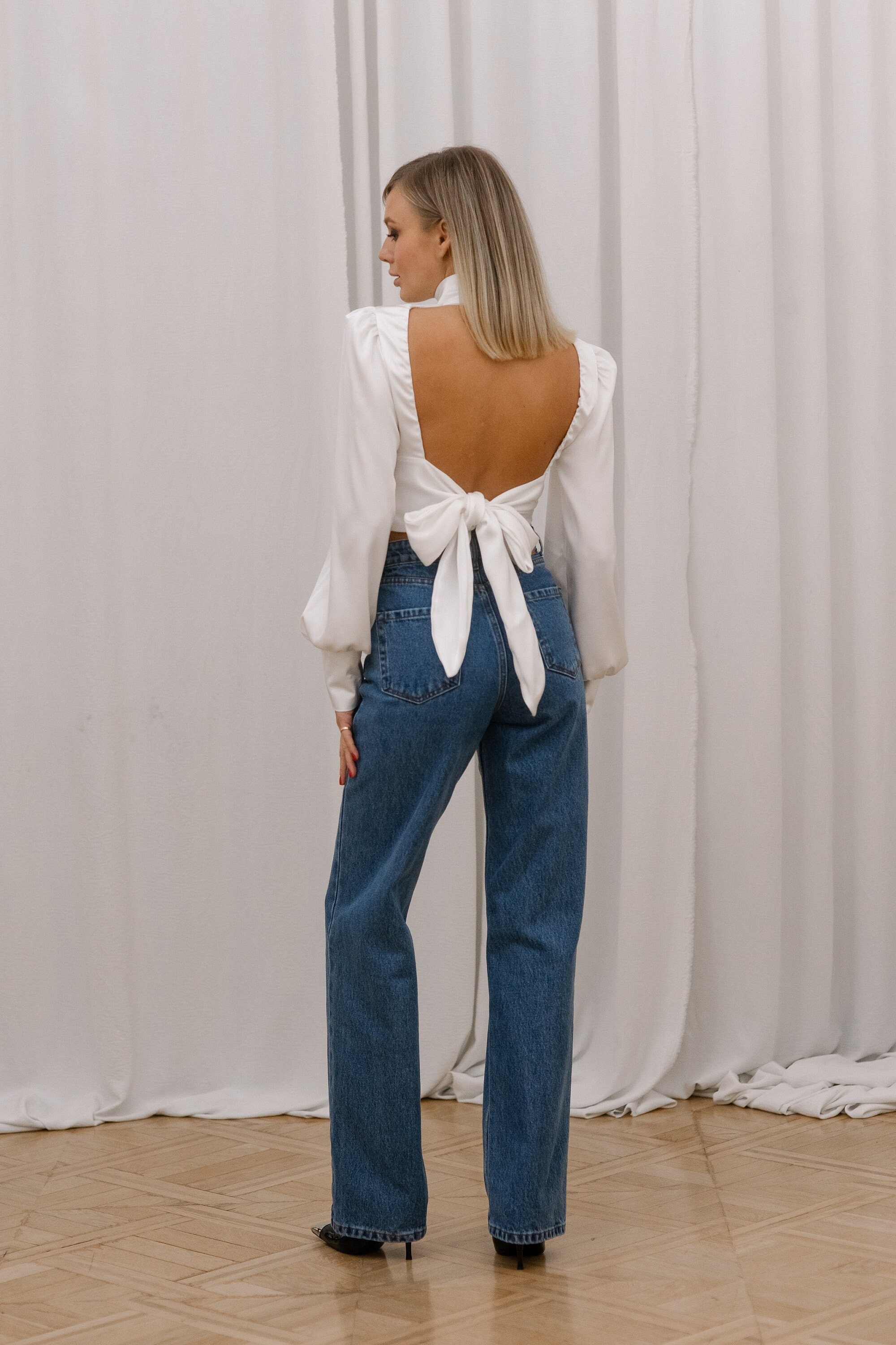 Blusas con espalda abierta hotsell