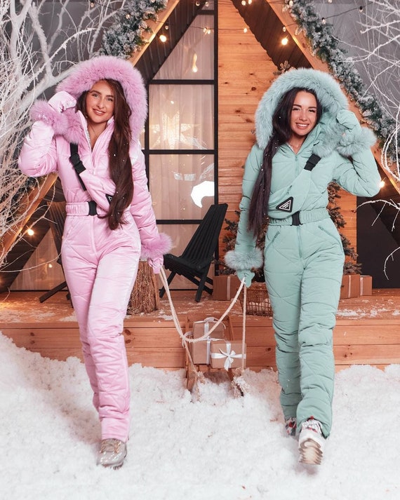 Women Ski Jumpsuit, Winter Jumpsuit for Women, Warm Overalls