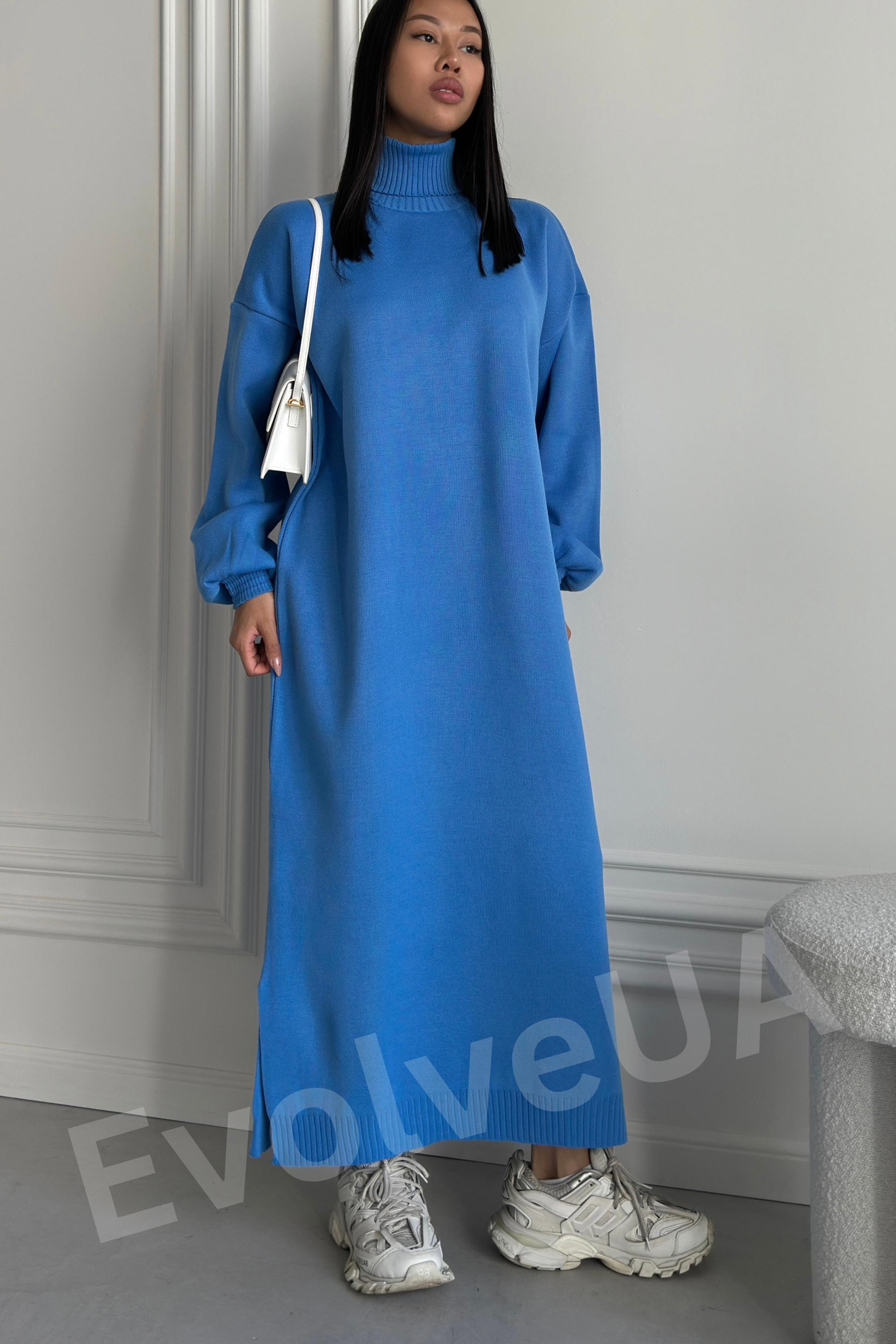 nautica blue dress Dusty Blue Sweatshirt Dress 2-3Y main image 1