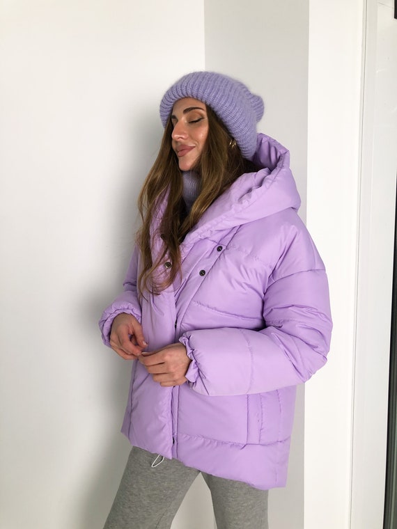 lavender puffer
