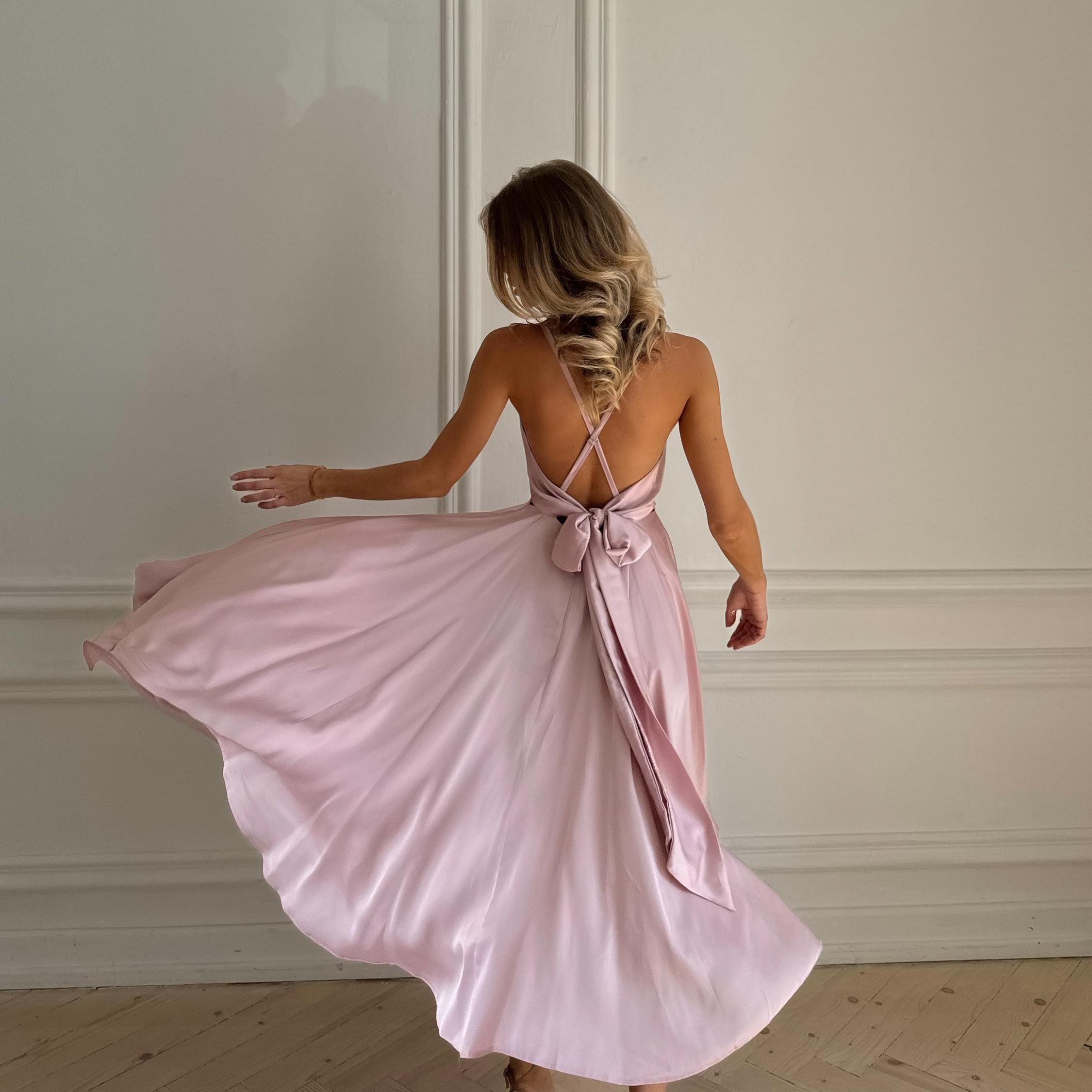 Vestido rosa pastel España