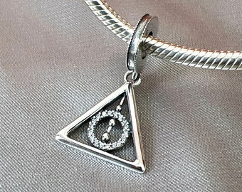Deathly Hallows Harry Potter Silver Charm Pendant Web10 5 PCS Deathly Hallows Harry Potter Silver Charm Pendant Web10 5 PCS