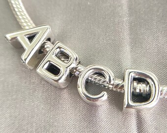 Pandora Letter Charm - Etsy