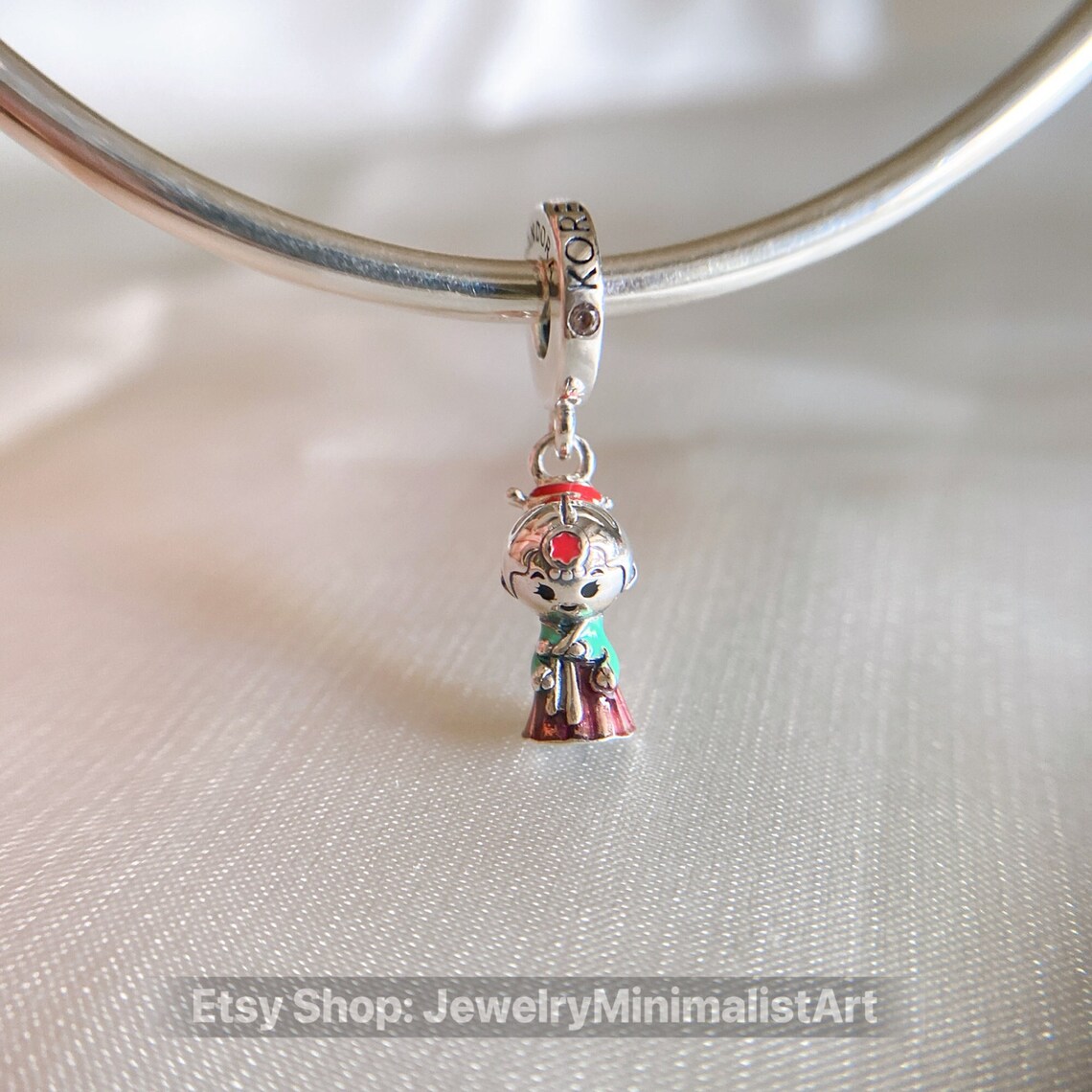 Pandora charmsKorean Doll Hanbok Dangle Charm2021 NewCharms Etsy