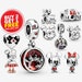 Disney Mickey Mouse & Minnie Mouse Love and Kisses Dangle Charm for Pandora Bracelet, Gift for Mom, Car, Robot,Halloween Gifts 