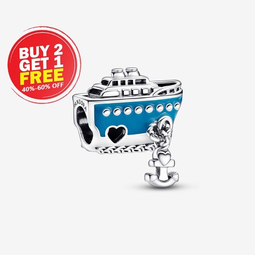 Pandora Charms2022 New Anchoring Cruise Ship Charm for Etsy