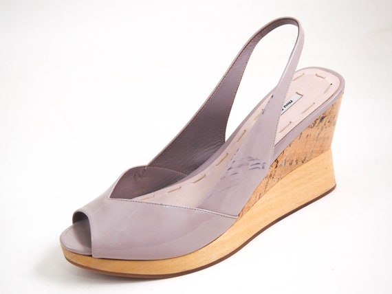 Miu Miu Wedge Sandals