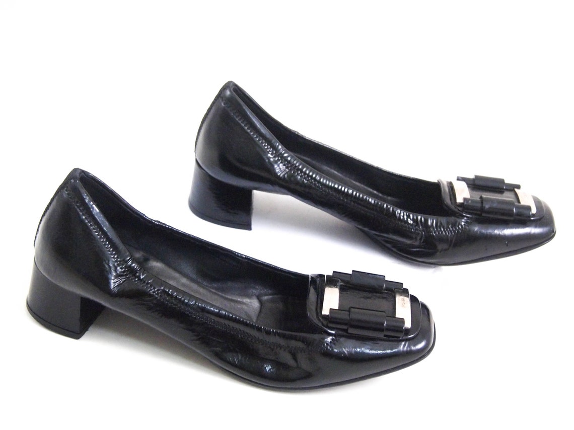 Prada Low Heel Pumps Etsy UK