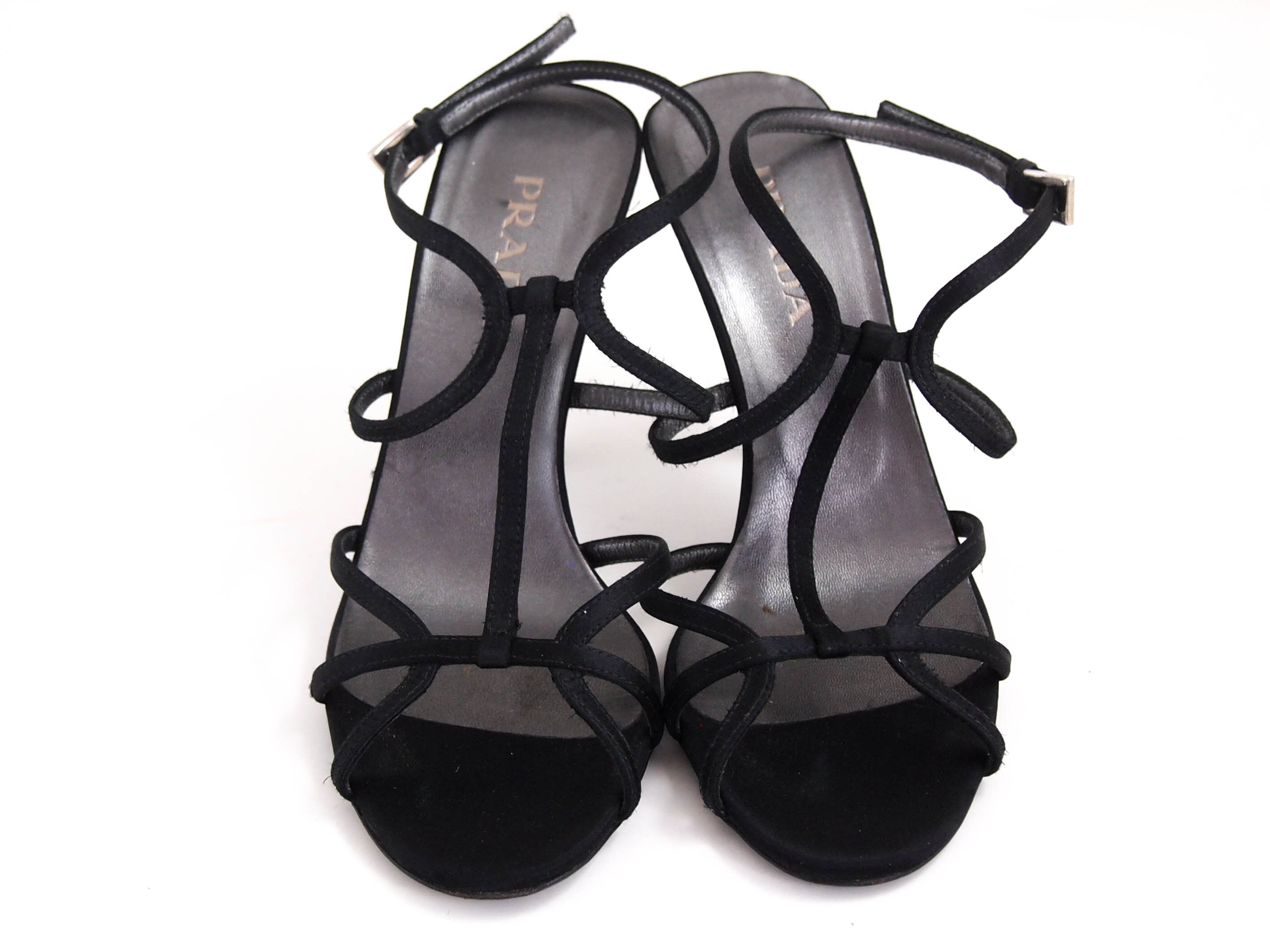Prada High Heel Strappy Sandalen Etsy