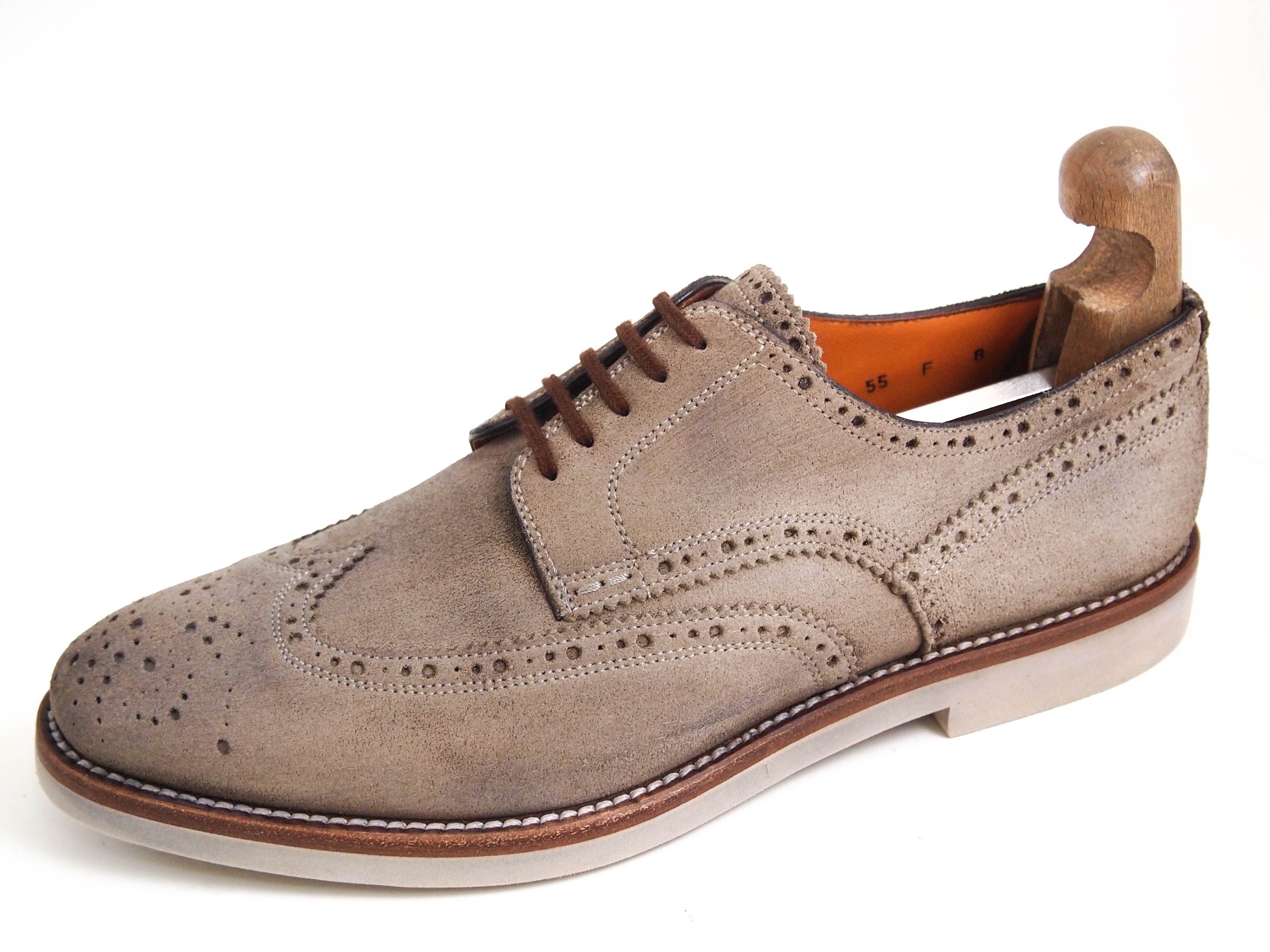 Santoni Wingtip Brogues - Etsy