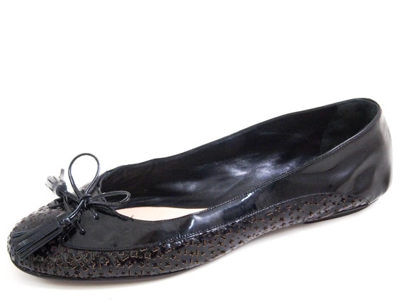Bally Tassel Ballet Flats