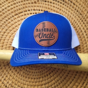 Baseball Uncle patch trucker hat, Richardson 112, snapback, patch hat