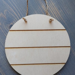18&quot; shiplap round circle blank Laser digital file SVG, glowforge, laser ready round sign blank, FILE ONLY