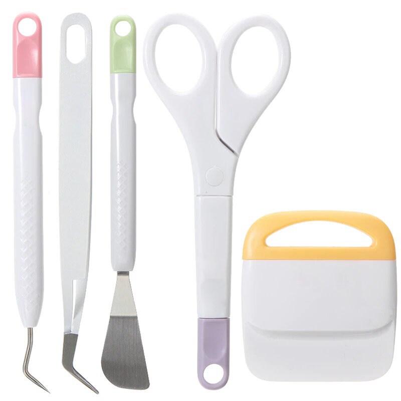 Cricut Basic Tools Set Scissors Tweezers Spatula Hook Scraper Etsy