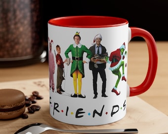 FRIENDS Christmas Coffee/Tea Mug - 11oz Christmas Mug Gift