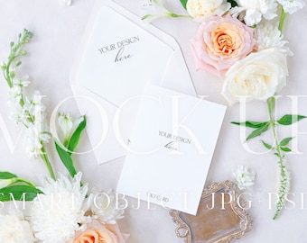Elegant Greenery Mockup | Wedding Stationery Design {Warmth 3}