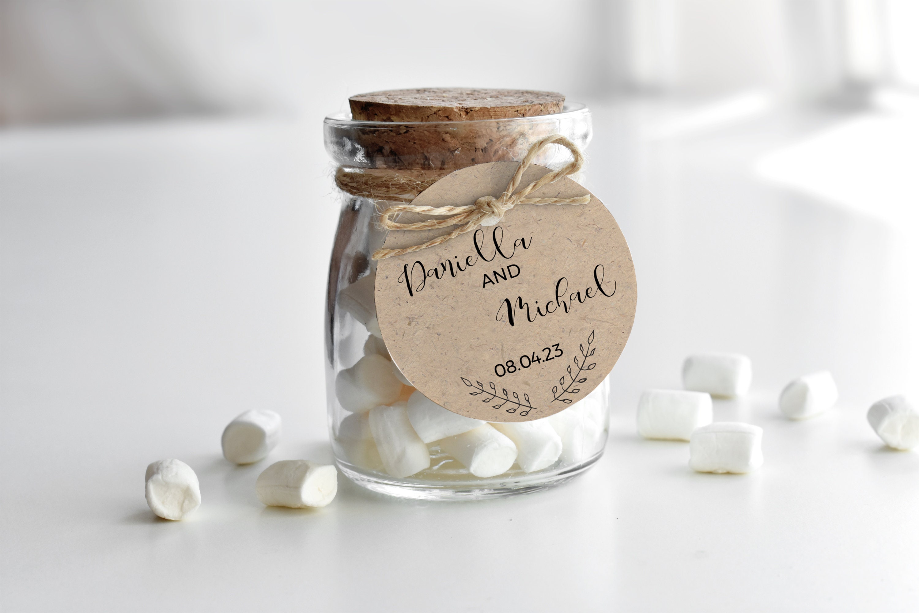 Rustic favor tag template printable wedding favor tags Kraft | Etsy