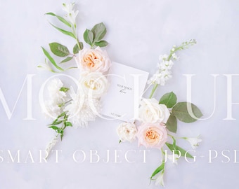 Minimal Floral Mockup | Wedding Suite Display {Warmth 1}